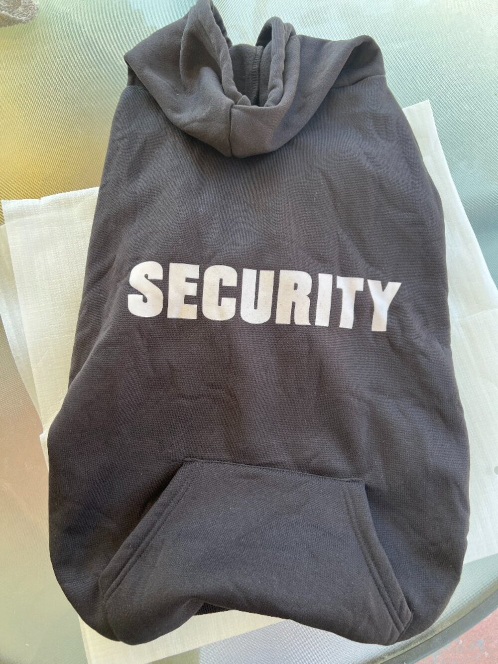 Security Dog Hoodie (size XL)